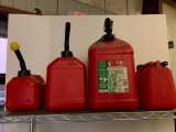 5 Gallon, 1 Gallon, 2 Gallon and 1.25 Gallon Plastic Gas Cans