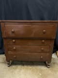 Antique Wood Dresser, Painted