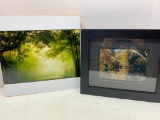 Framed Photo and Photo on Board, 10