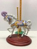 Porcelain Carousel Horse 1989 Franklin Mint 