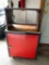 Rolling Toolbox Base with Wood Shelf On Top, Toolbox 26 inches Tall