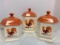 Vintage Set of Cermanic Canisters