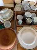 Large Group of Oriental Themed Porcelain Dishes and More! As Pictured.