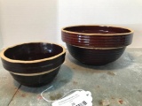 Pair of Vintage Mixing Bowls as Pictured