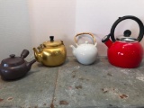 Group up of Tea Pots as Pictured