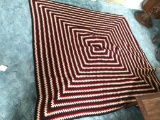 Hand Made Afghan Throw, 69