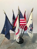 Nice Set of Desk or Book Shelf Flags as Pictured
