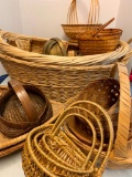 Large Group of Baskets, Largest Basket is 2 ft Wide