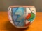 Colorfully, Accented, Southwest Style Pottery Vase, 3.5