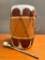 Interest Hand Painted and Appears to be Leather Stretched Taos Drum with Stick. This Item is 10