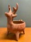 Southwest Style, Pottery Deer Bowl, 12