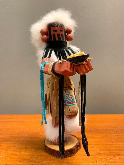 12" Tall, Corn Maiden Kachina Doll, by Jacida L, Signed on the Bottom
