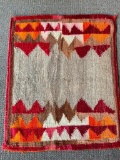 Southwest Style Handmade Native American Rug. Has Fraying and Fading. This Item is 29