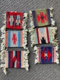 Six Southwest Style Handmade Coasters. These Items are 6