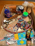 Group of Native American Style Jewelry with Beaded Belt and Other Misc. Items