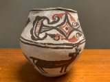 Polychrome, Pottery, Native American Vase, 5