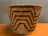 Larger, Papago Style, Hand Made Basket, 9