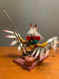 Red Tail Hawk Kachina, Signed on the Bottom and Can't Make Out All Words, 6