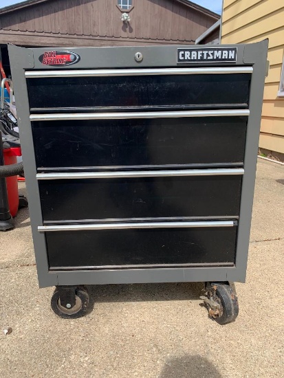 Craftsman Rolling Metal 34" Tall x 27" Wide x 18" Deep. This Item Has Some Surface Rust & Has Been