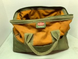 Bucket Boss Brand Gate Mouth Canvas Bag. This item is Fairly Used - As Pictured