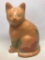 Paper Mache Decorative Cat Made in Thailand. This Item is 14
