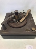 Vintage Record Player, It Does Come on and Moves Slowly