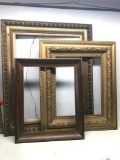 Vintage Wooden Ornate Photo Frames. The Largest Item is 35