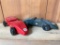 Pair of Pinewood Derby Cars. The Largest is 7