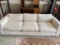 White Sofa with front Wear on the Edges, Looks Almost Like Cat Scratches, 90