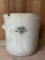 Large Pottery Crock. Has a #3 on the Front. 10