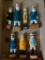 Lot of Hand Carved and Painted Wood Fisherman Figures - As Pictured