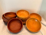 Monkey Pod Wood Bowls Set Of 4 And Set Of 8