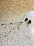 Lot of 3 Vintage Hat Pins Longest 8