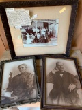 Misc Lot of Antique Frames. The Largest Frame is 12.25