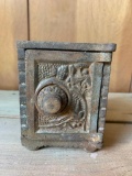 Mini Antique Cast Iron Bank. This Item is 4