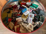 Ohio State Buckeye Tin Filled with Matchbooks - As Pictured