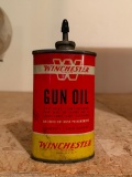 Winchester Gun Oil Can, 3 Fluid Ounces, Still Has Some in it!