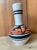 Small Southwest Painted Pottery Vase. This is Approx 5.5