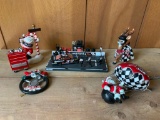 Group of Dale Earnhardt Ornaments as Pictured