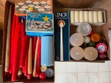 Lot of Misc. Candles of Various Sizes - As Pictured