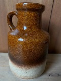 Small Pottery Crock Marked 474-16 and Made in W. Germany. This Item is 6.5