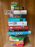 Large Lot of Misc Puzzles. There are 15 Puzzles Included. - As Pictured