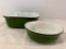 2 Piece Lot of Vintage Hall Bakeware - As Pictured