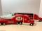 2 Piece Lot of Coca Cola Toy Trucks. They are Approx. 15