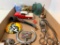Misc Lot of Various Items Such as a Mug, Toy Car, Mini Oil Can, Pipe, Etc - As Pictured
