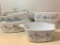 6 Piece Lot of Corning Ware Baking Dishes - As Pictured