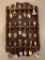 Lot of 17 Souvenir Spoons with Rack and a Bell. The Rack is 17