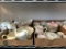 Shelf Lot of Misc. of Porcelain Gravy Boats, Tea Pots, Sugar Bowl (with No Lids), Etc - As Pictured