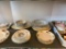 Shelf Lot of Porcelain Plates and More - As Pictured