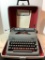 Royal Quiet De Luxe Typewriter in Case